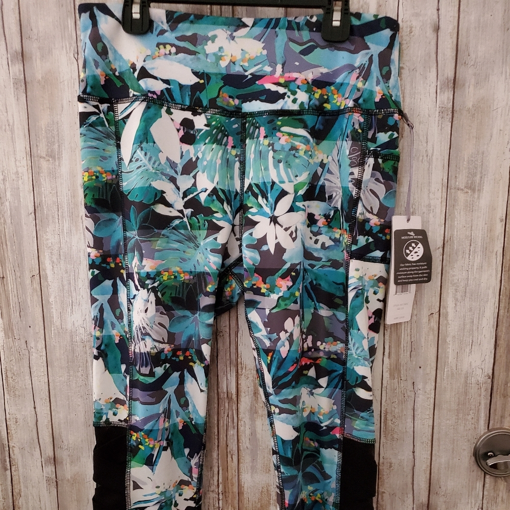 NWT GOTTEX TUMMY CONTROL & SUPPORT LARGE LEGGINGS
